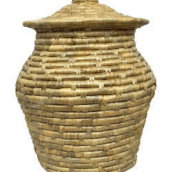 Water Hyacinth Rice Pot with Cover । কচুরি পানা থেকে তৈরি চালের পাত্র