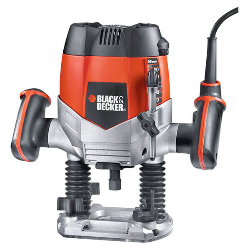 Black & Decker Variable Speed Router with Accessories, 8mm Collet 1200W KW900EKA