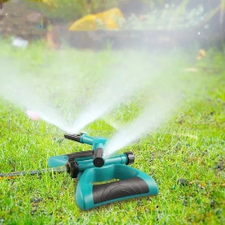 Brass Revolving Sprinkler Garden Irrigation Tool 360-degree Rotating Adjustable Lawn