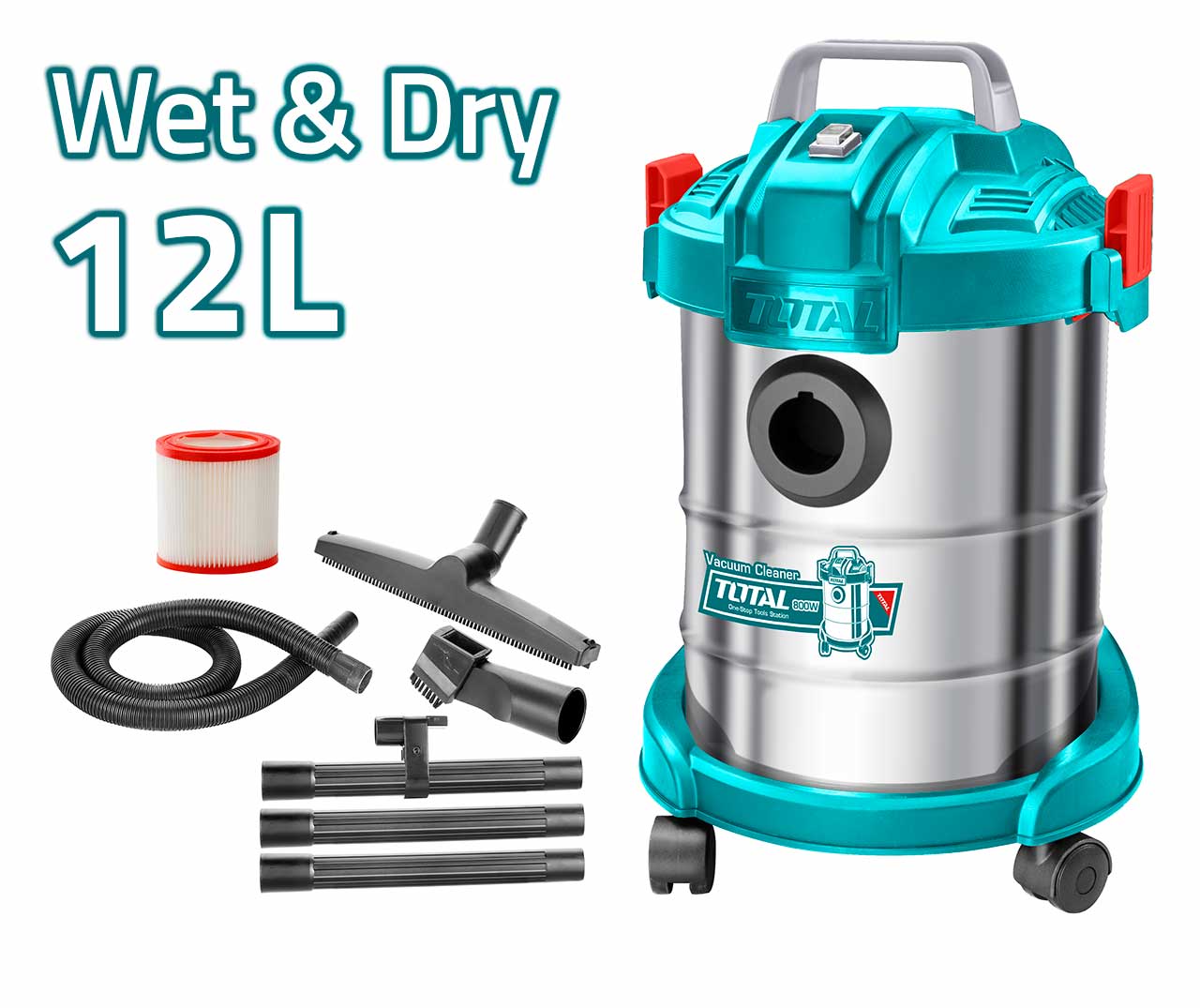 Vacuum Cleaner 12L 800W Wet