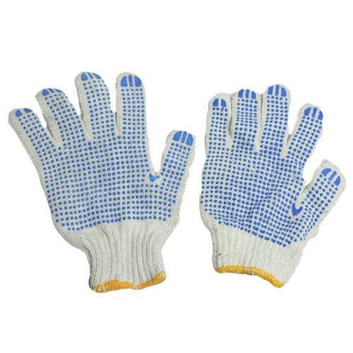 Cotton Hand Gloves-Dotted