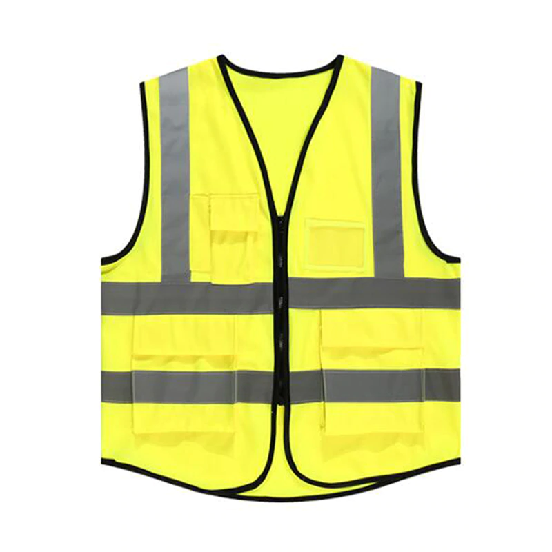 4 Pocket Safety Reflective Jacket-vest
