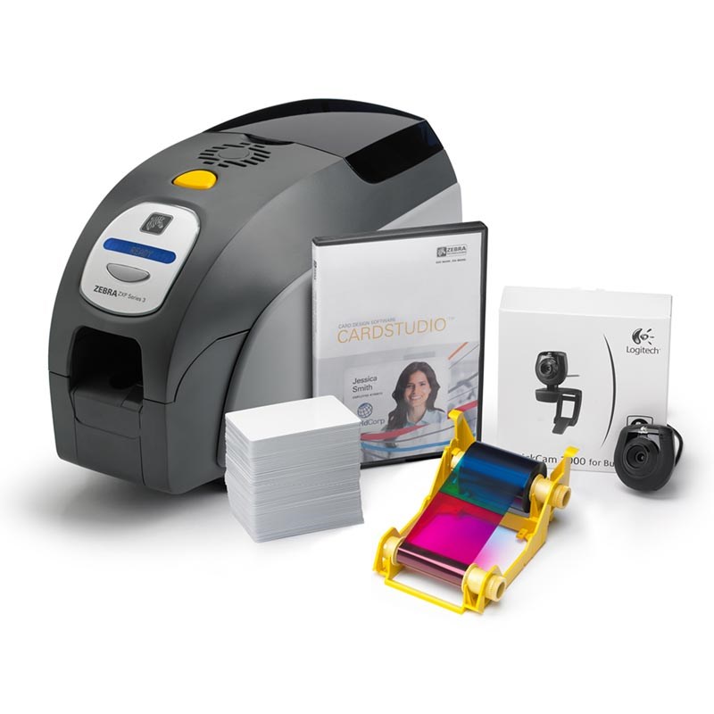 Zebra ZXP Series 3 Single Sided ID Card Printer Without Ribbon