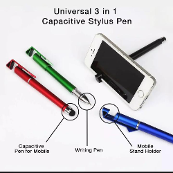 ইউনিভার্সাল 3-ইন -1 স্টাইলাস কলম (Universal 3-in-1 Sensitive Stylus Pen)