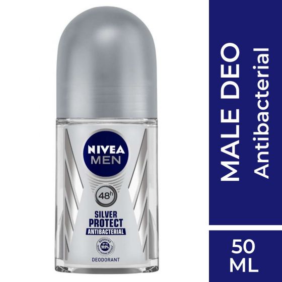 Nivea Men Silver Protect Deodorant Roll On - 50ml