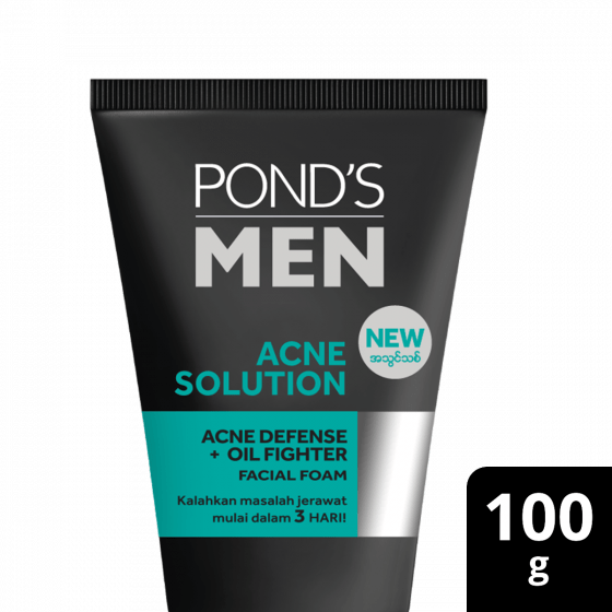 Ponds Men Facewash Acne Solution 100g