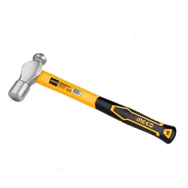 16oz-450g Ball Peen Hammer with Fiber Handle Ingco Brand HBPH88016