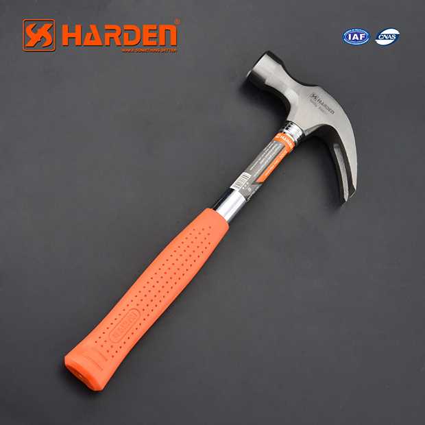 500gm- 16 OZ Carbon Steel Claw Hammer With Tubular Handle Harden Brand 590211