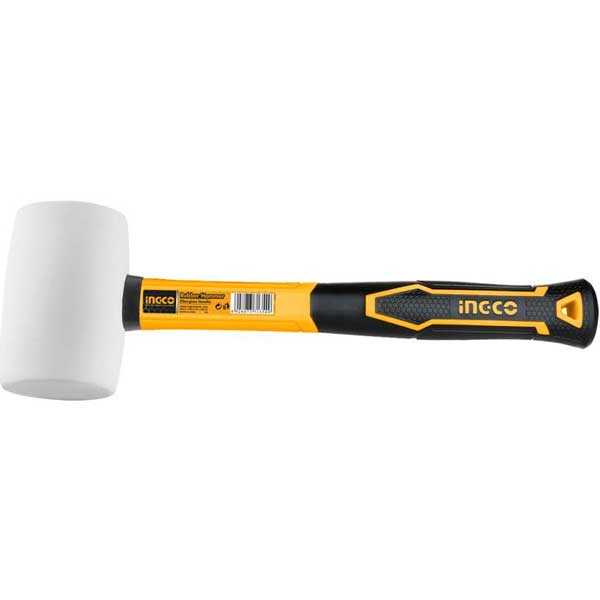 16oz-450g Industrial Rubber Mallet Ingco Brand HRUH8308