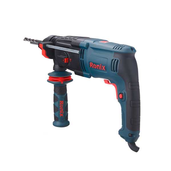 800W 220-240V 1100rpm Industrial Electric Rotary Hammer Drill Machine Ronix Brand 2727