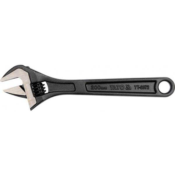 12 inch Black Color Adjustable Wrench Yato Brand YT-2074