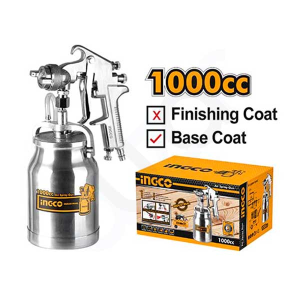 1000CC Industrial Air Spray Gun Ingco Brand ASG3102