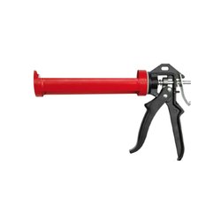 12 Inch Red Metal Caulking Gun HMBR Brand for Silicone Sealent Ejection