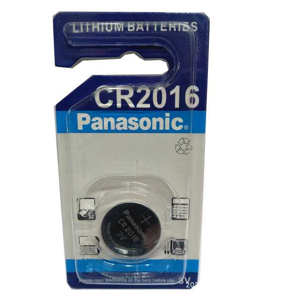 3 Volt Lithium Coin Battery Panasonic Brand CR2016
