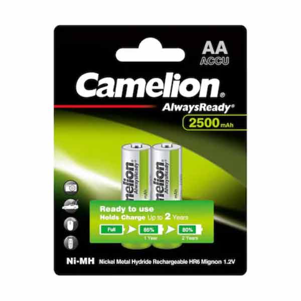 AA Size 2Pcs Packet Rechargeable Battery Camelion Brand