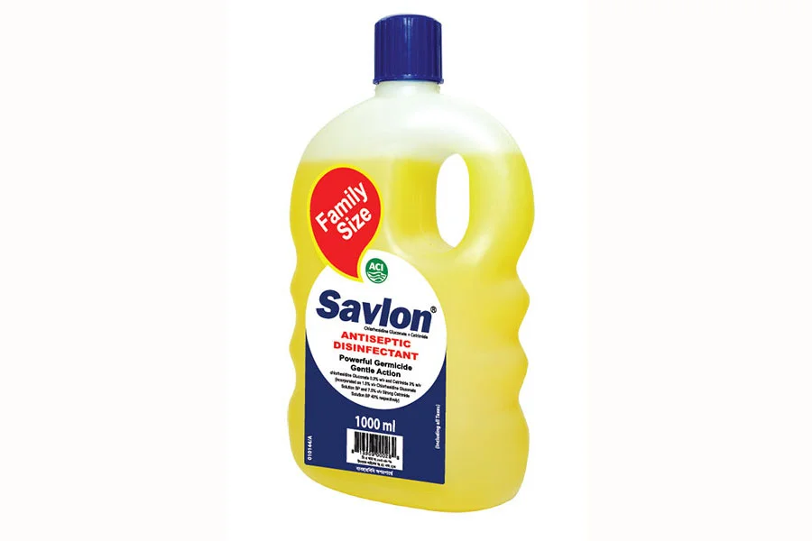 ACI Savlon Liquid Antiseptic Disinfectant 1000 ml – Protect Against Infections