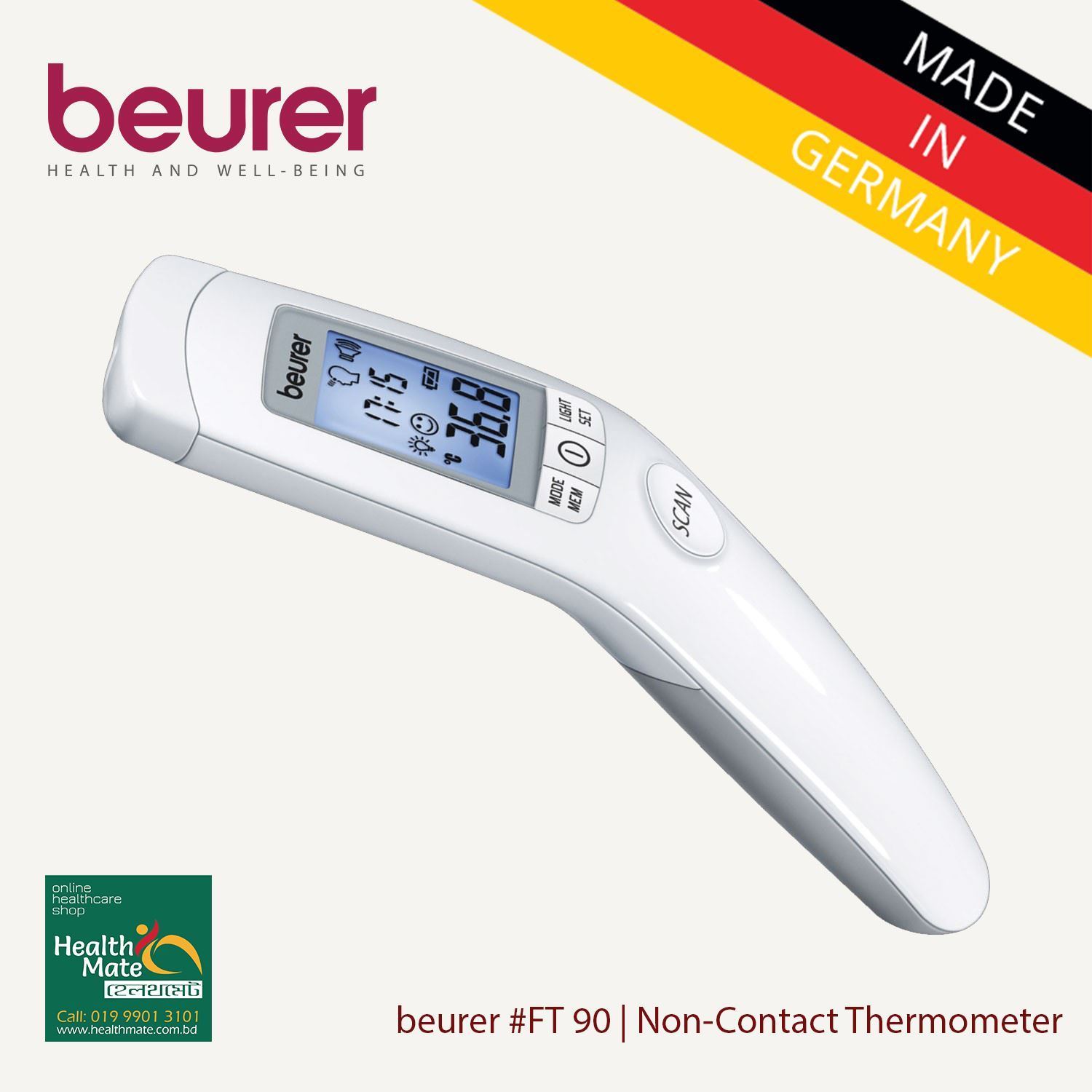 Beurer FT 90 Non-contact Thermometer
