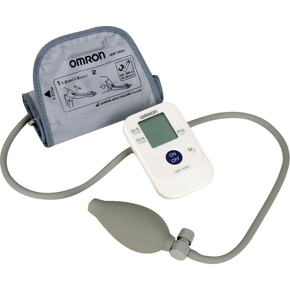 Omron HEM-4030 Manual Inflation Blood Pressure Monitor-Japan