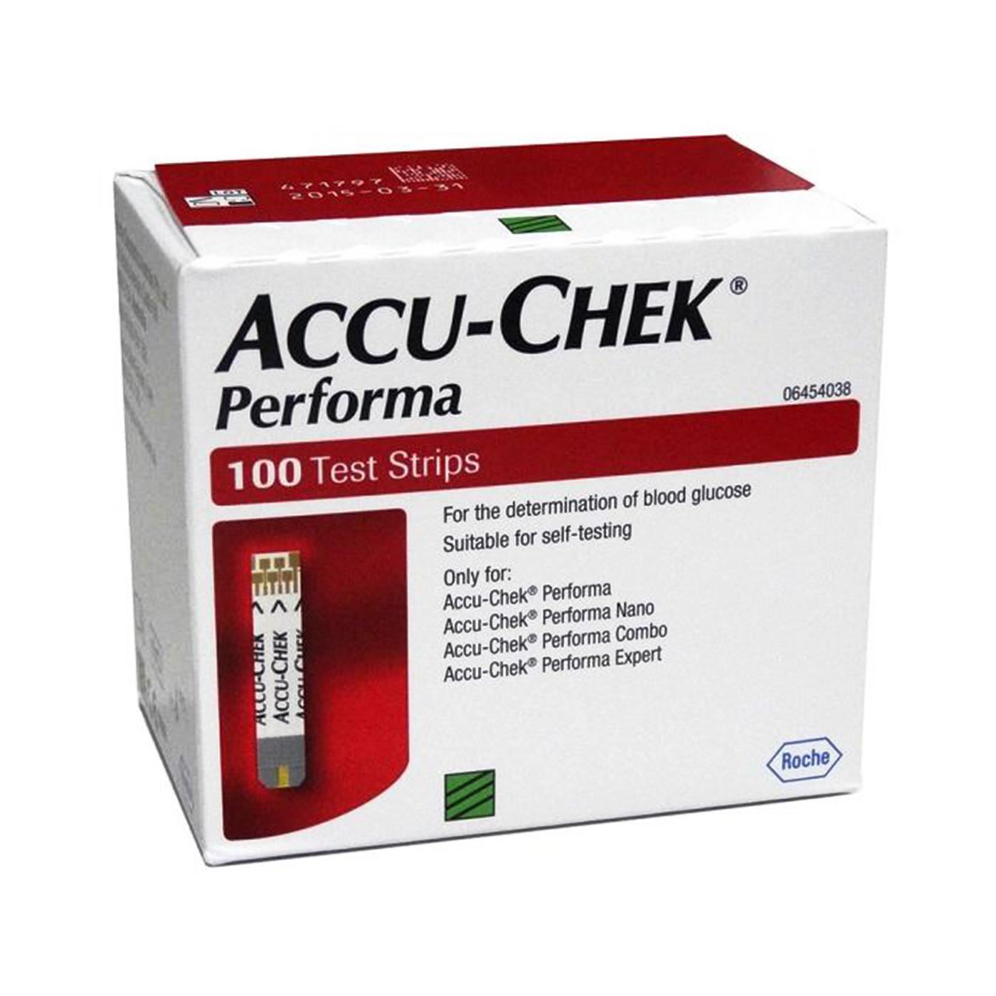 Accu-Chek Performa Blood Glucose Test Strips 100s