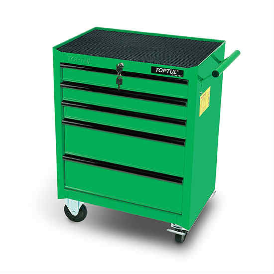 Small 5 Drawer Mobile Tool Trolley Toptul Brand
