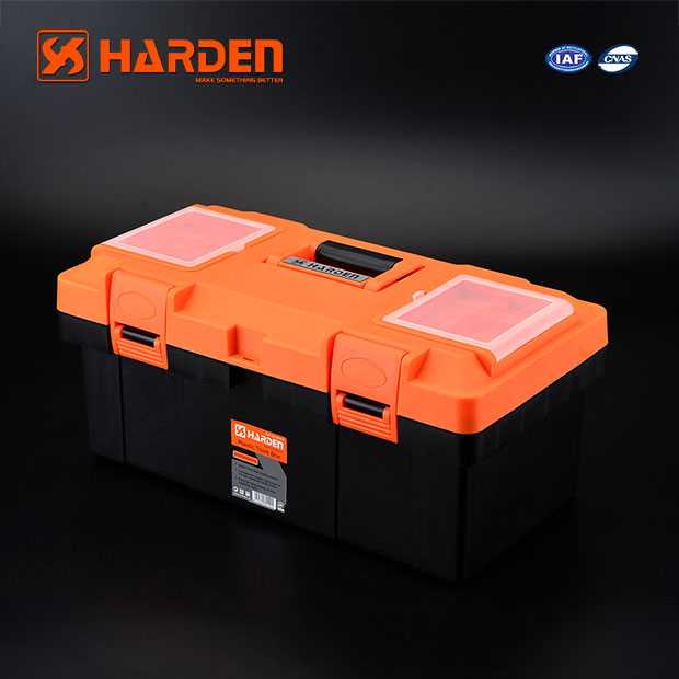 17 Inch Heavy Duty Plastic Tool Box Harden Brand 520302
