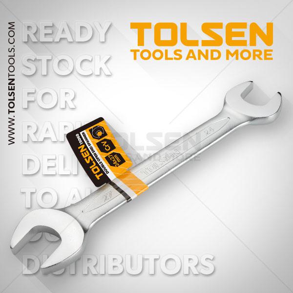 16x17mm Double Open End Spanner Tolsen Brand 15056