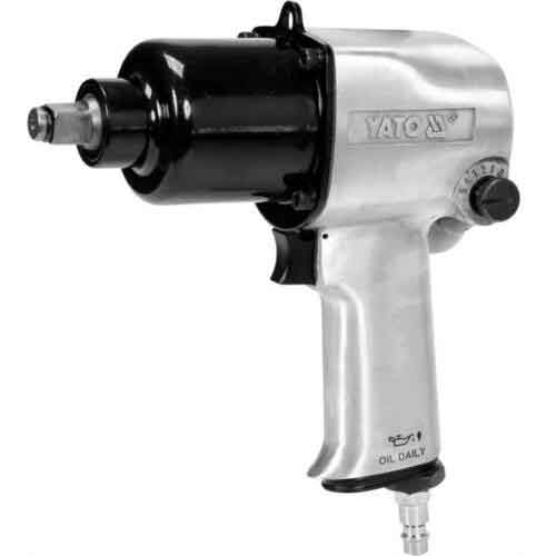 1-2″ Drive 850Nm Air Impact Wrench (Twin Hammer) Yato Brand YT-09525