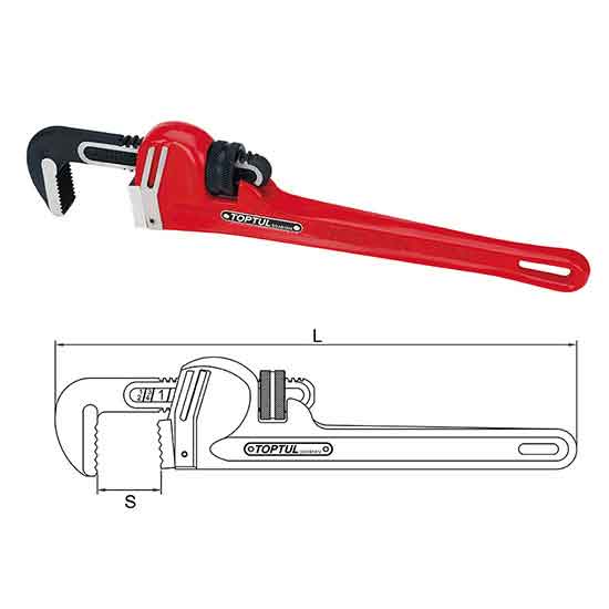 14 inch Pipe Wrench Toptul Brand DDAB1A14