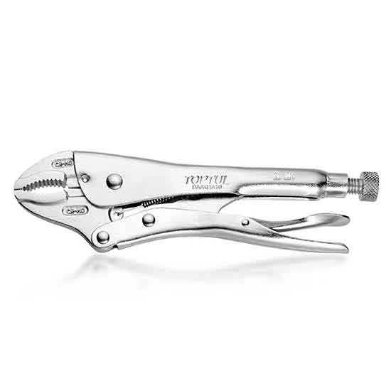 10 inch Curved Jaw Locking Pliers with Wire Cutters Toptul Brand DAAQ1A10