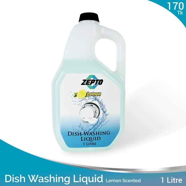 Dish Washing Liquid Lemon Scented Zepto Brand – 1 Liter