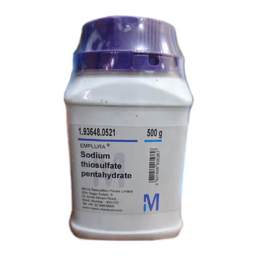 Sodium Thiosulfate Pentahydrate, 500gm Merck, India