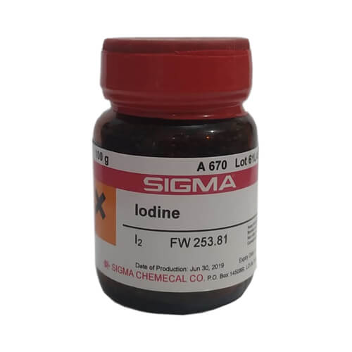 Iodine 100gm Sigma, Germany