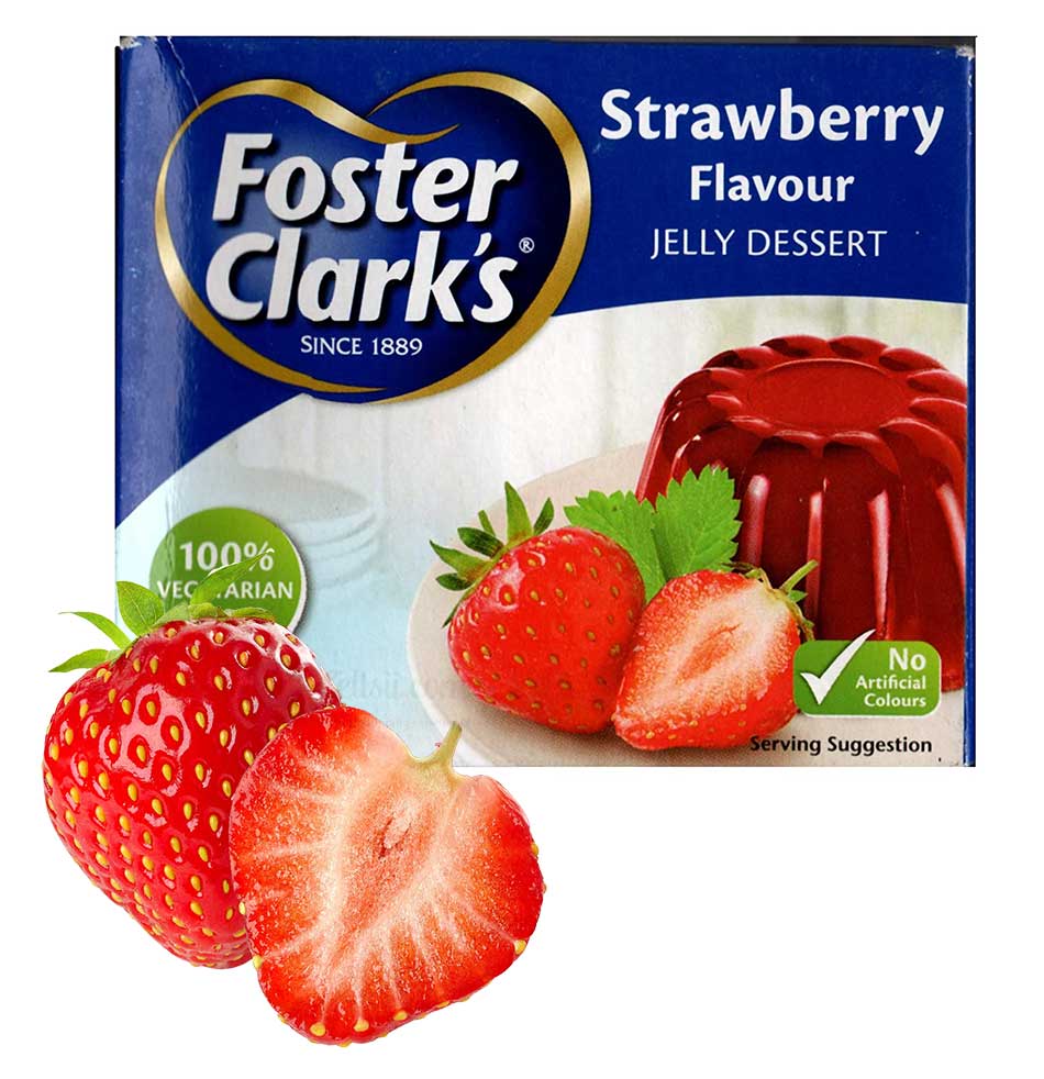 ফস্টার ক্লার্কস ফ্লেভার স্ট্রবেরি জেলি (Foster Clarks flavour strawberry jelly)