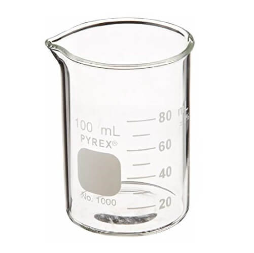 Pyrex low form borosilicate beaker capacity 1000ml made in India