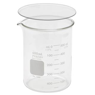 Pyrex low form borosilicate beaker capacity 500ml made in India