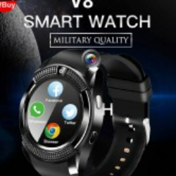 V8 Smart Watch SIM, Bluetooth and Memory Card Supported LSB Base Camera