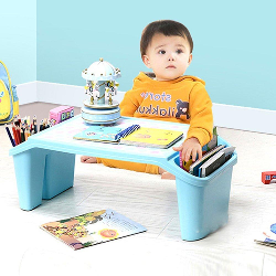 Multi functional Baby Kid's Reading Table, Kid's Reading Table, Early Education Table Baby Study Table Plastic Toy Desk Multi-Functional Writing Desk Children Bed Small Desk Eating Table , Lo