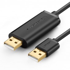 Ugreen 20226 USB 2.0 Data link cable-Black 3M