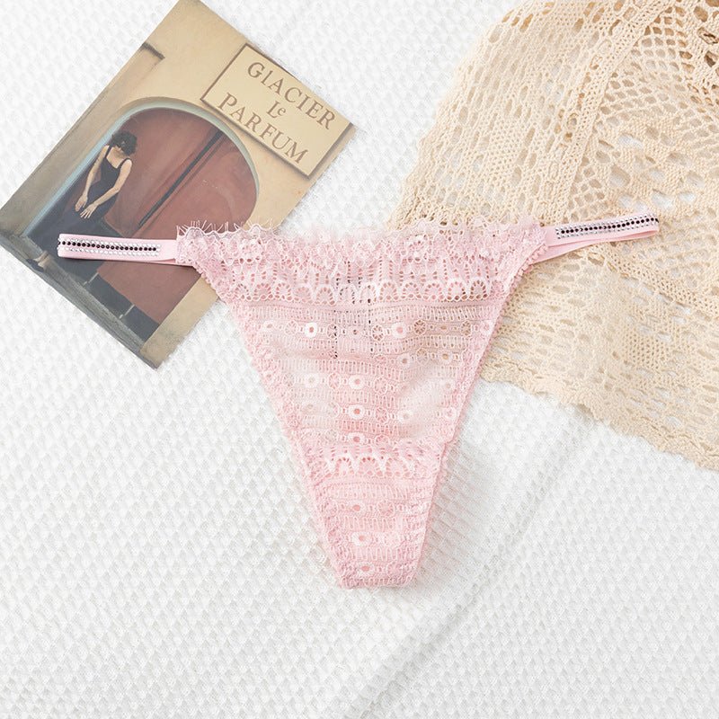 Exclusive High-Quality Lace Exotic Bikini Thong Panties thumbnail 3