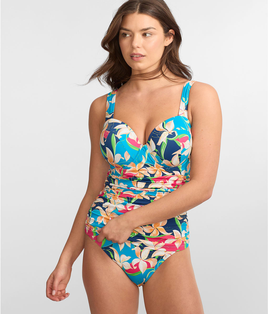 The Slimming Balconette Underwire Tankini Top