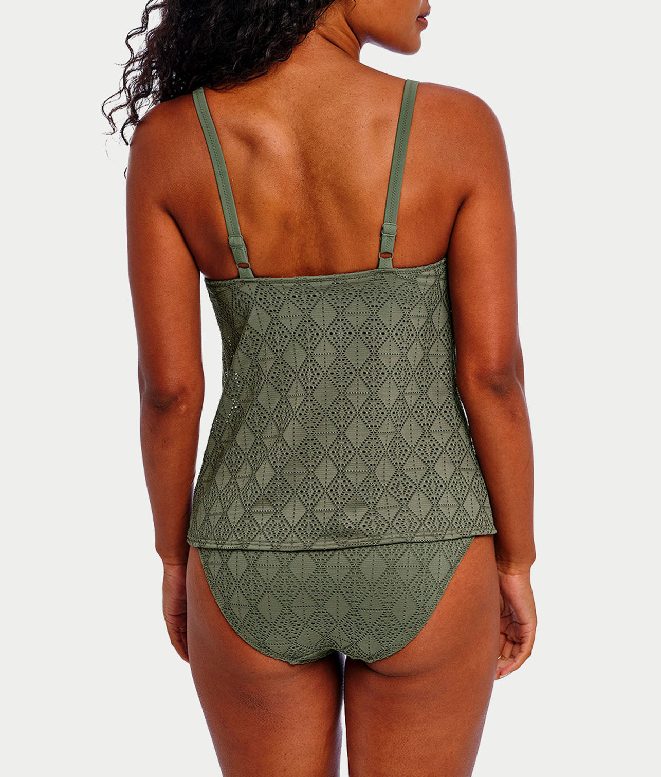 Nomad Nights Underwire Plunge Tankini Top thumbnail 2