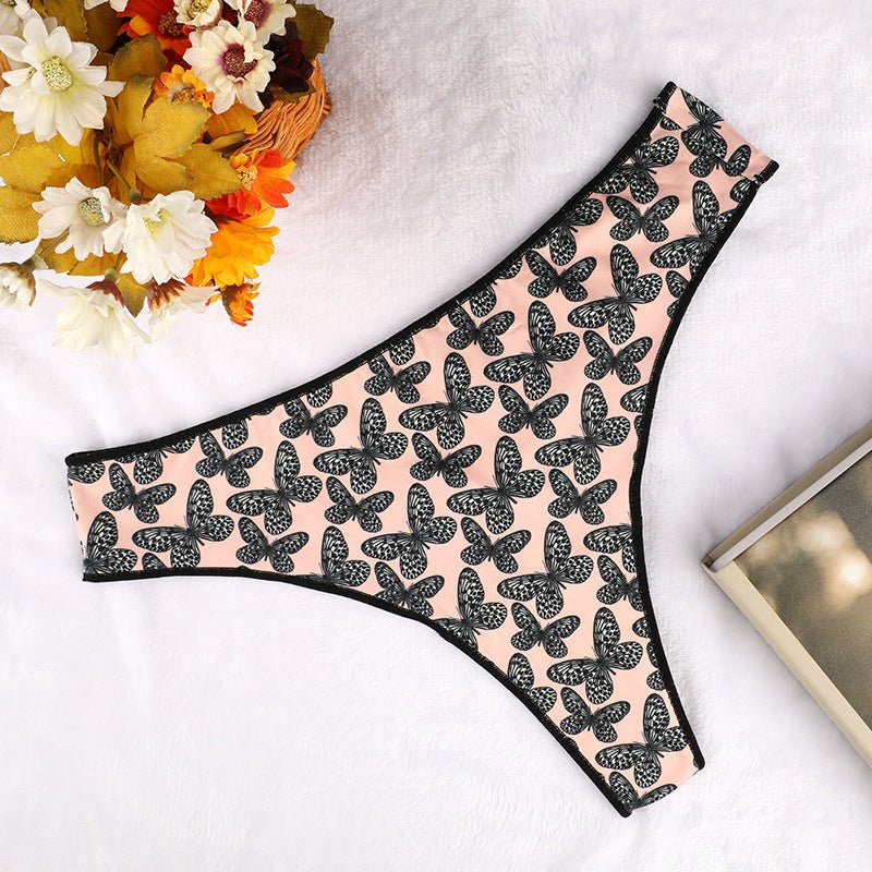 European Style New pattern Breathable Exotic  Low-rise T panties thumbnail 2