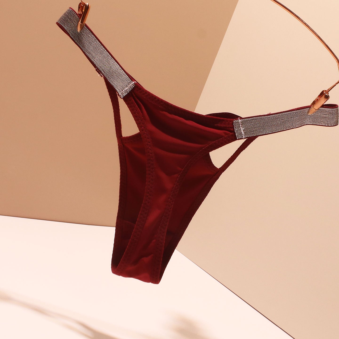 American Style Breathable Cotton Thong Panties for Women thumbnail 3