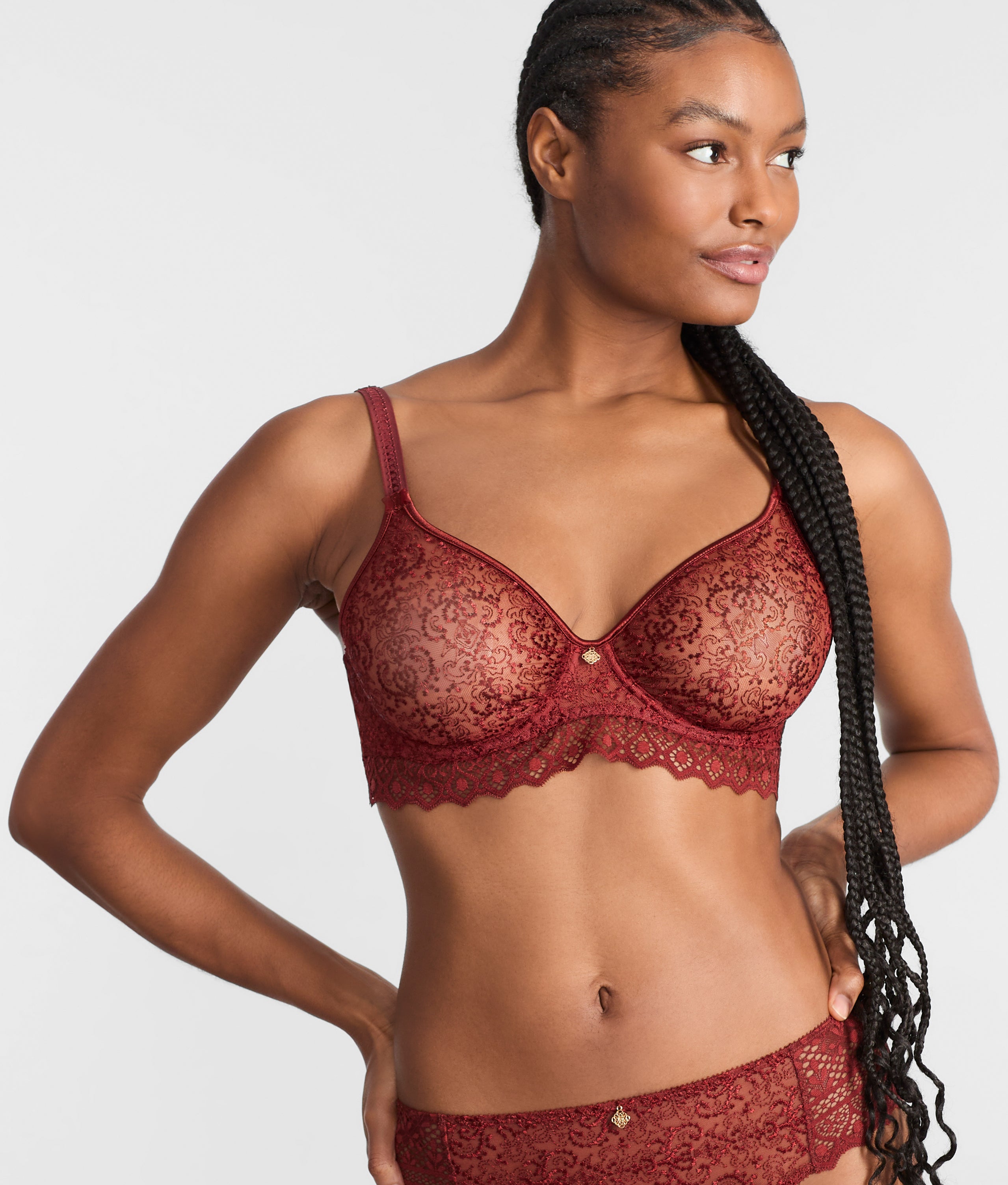 Cassiopee Seamless Plunge Bra