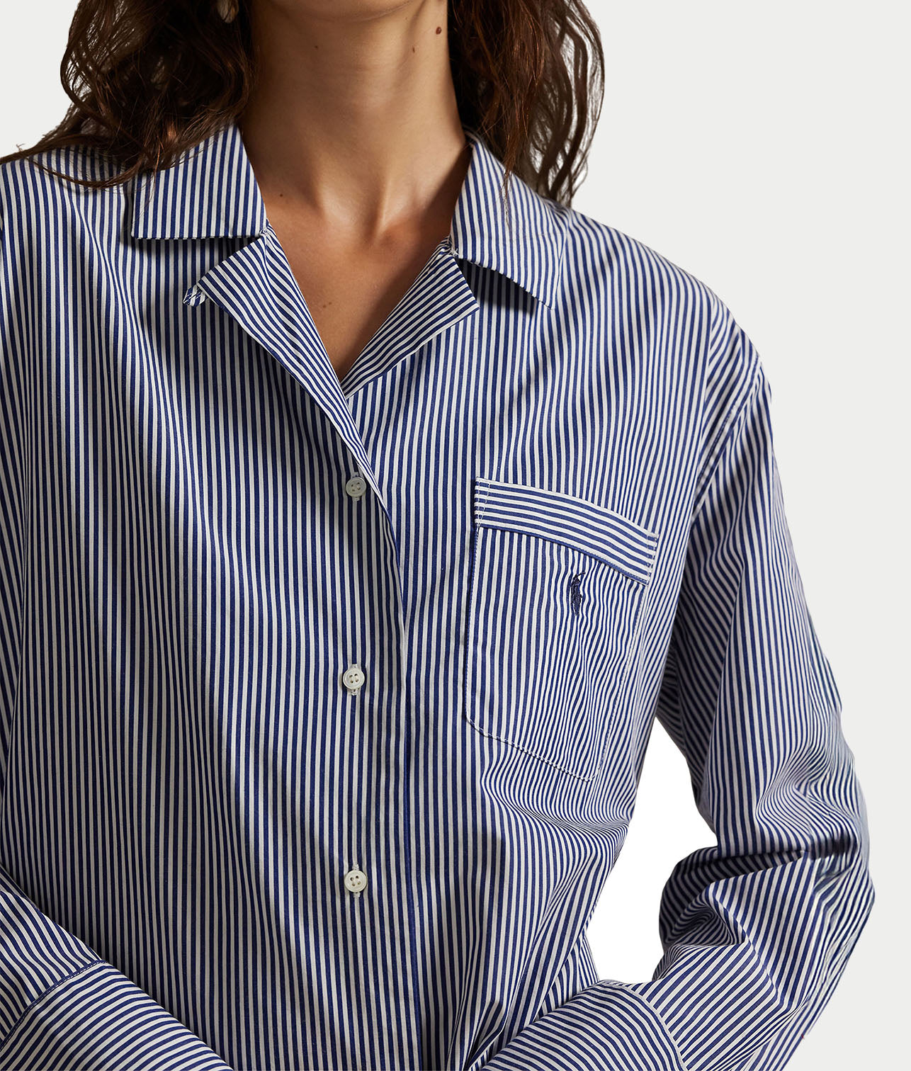 Woven Tunic Sleep Shirt thumbnail 3