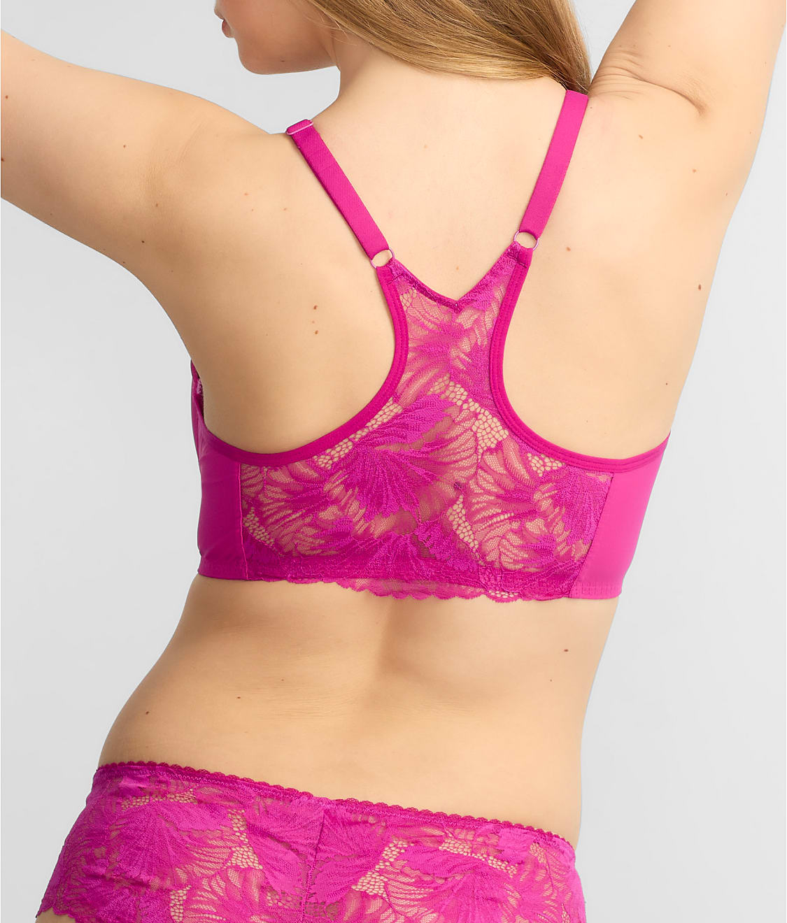 Calais Lace Front-Close Plunge Bra thumbnail 3