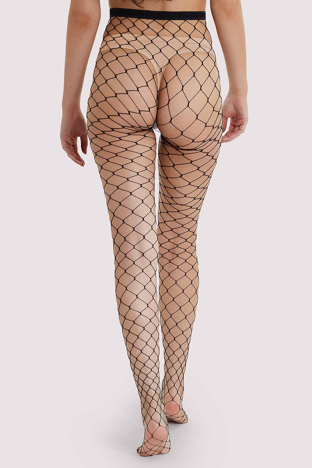 Fence Net Tights - Black