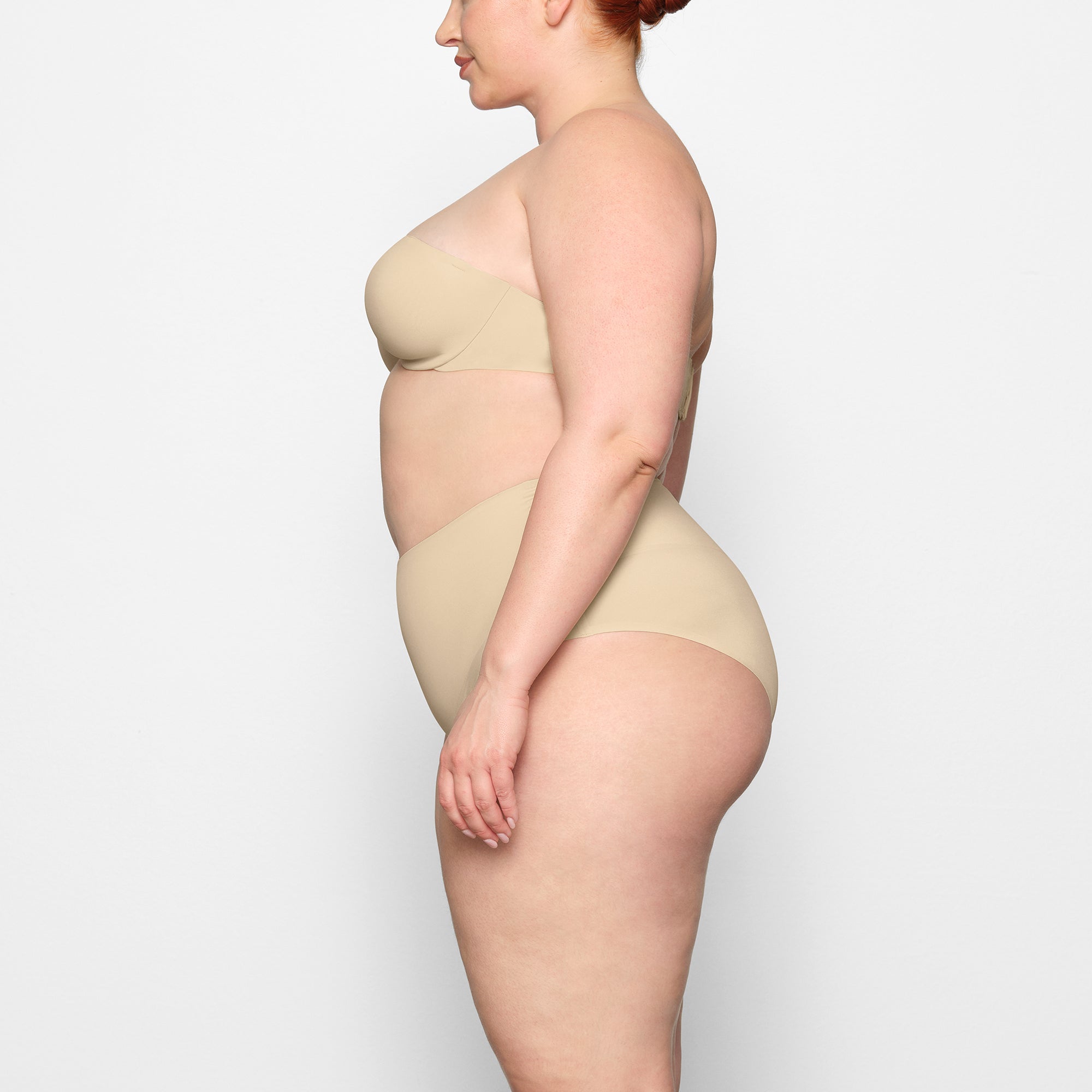 SMOOTHING INTIMATES HIGH-WAISTED BRIEF | SAND thumbnail 3