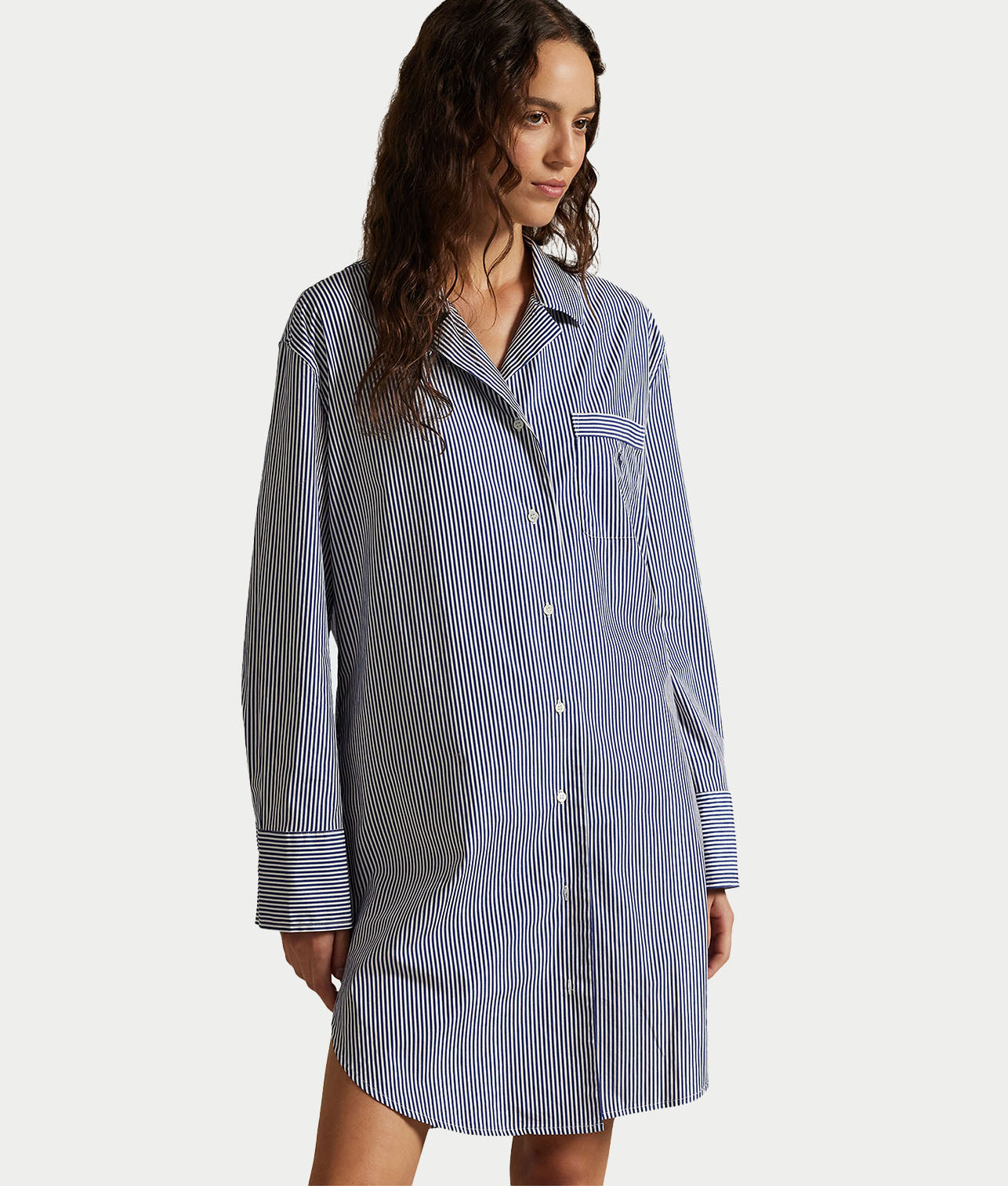 Woven Tunic Sleep Shirt