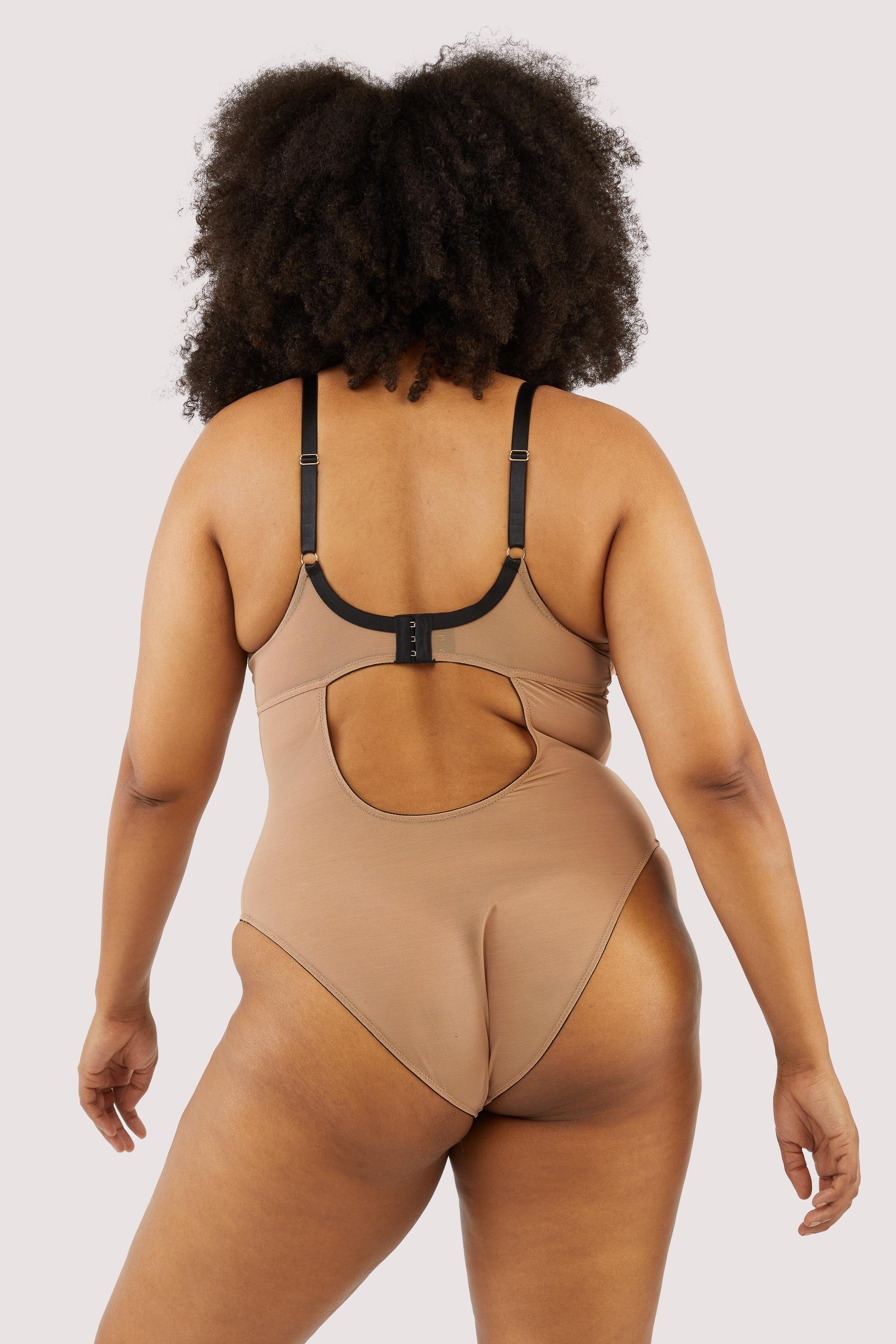 Alaina Illusion Mesh And Black Embroidery body thumbnail 3